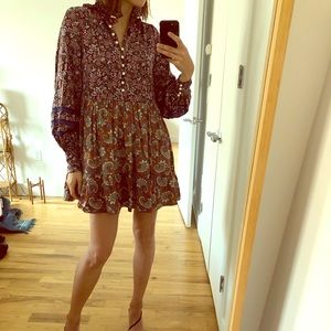 Cashmere print dress